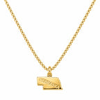 Nebraska Necklace | Multiple Chains & Colors | Lux by Leslie