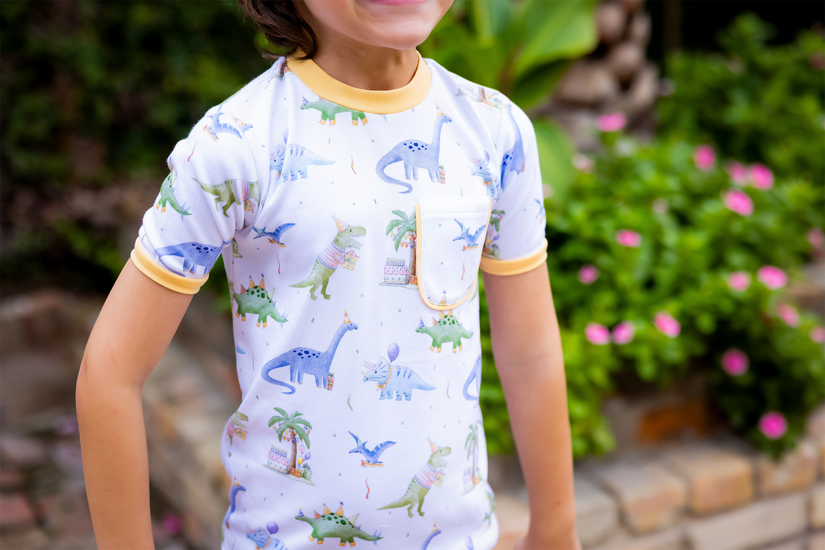 Dino-mite Birthday Organic Cotton Pajamas