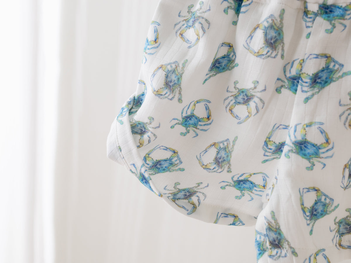 Catching Crabs Organic Muslin Shorts