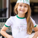 Powdered Sugar & Puppies Organic Cotton Kids Tshirt