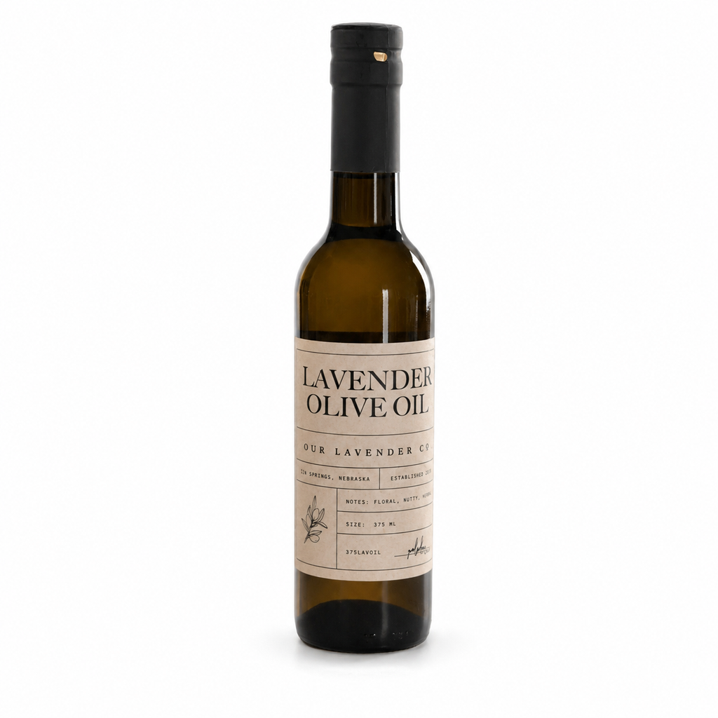 Lavender Infused Olive Oil | 12.7 oz | Our Lavender Co