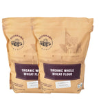 Organic Whole Wheat Flour | Pack of 2 | 2.5 lb | Non-GMO | Niobrara Grain & Milling