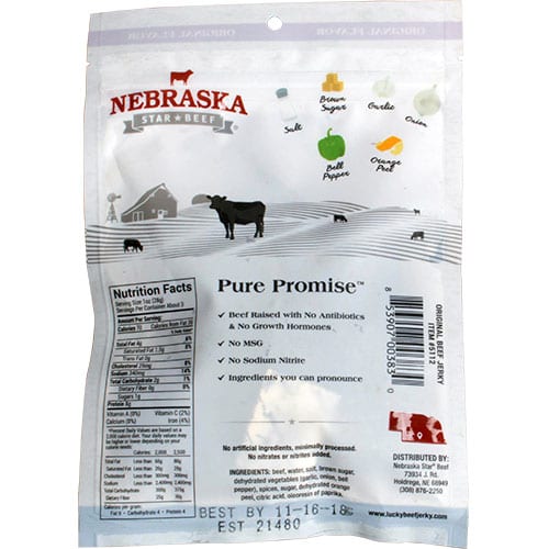 Original Beef Jerky | Pack of 3 | 3 oz | Nebraska Star Beef