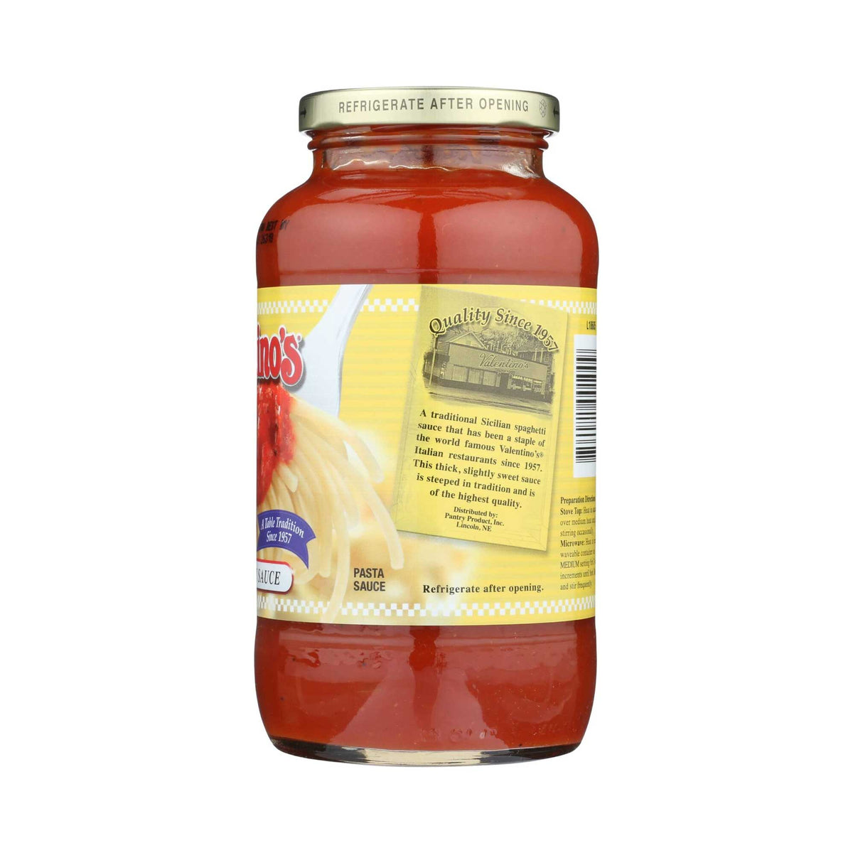 Traditional Italian Pasta Sauce | Pack of 2 | 24 oz | Valentino's