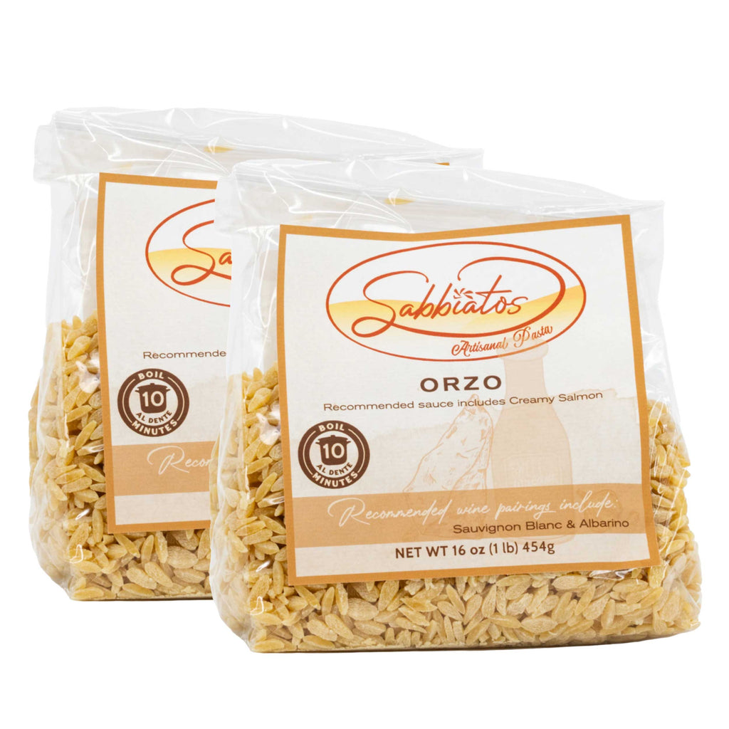 Orzo | 16 oz | Pack of 2 | Sabbiatos