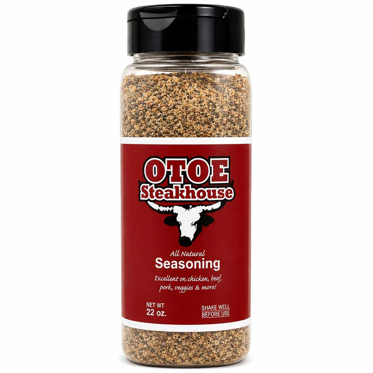 Otoe Steakhouse Original Seasoning | 22 oz | Otoe Steakhouse