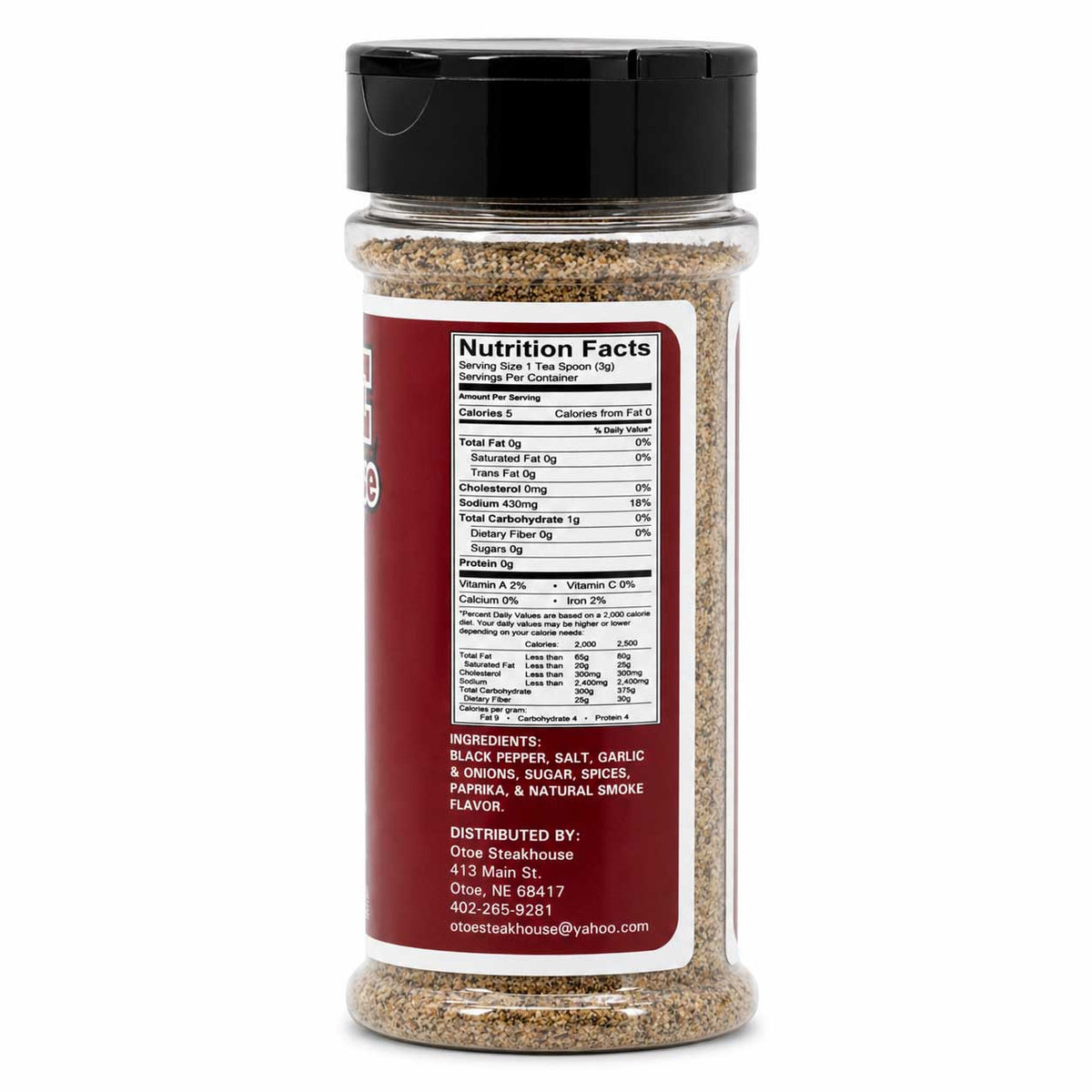 Otoe Steakhouse Original Seasoning | Pack of 2 | 4.6 oz | Otoe Steakhouse