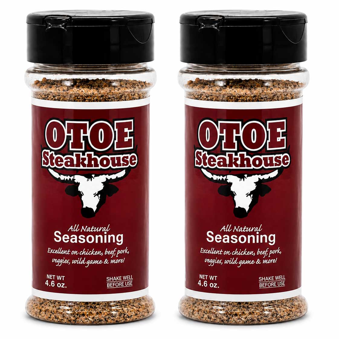 Otoe Steakhouse Original Seasoning | Pack of 2 | 4.6 oz | Otoe Steakhouse