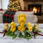 Angel Beeswax Candle Set
