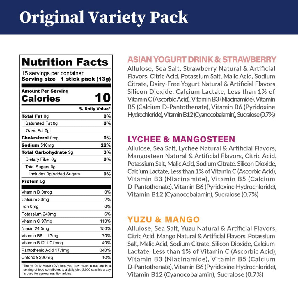 Original Variety Pack - Zero Sugar