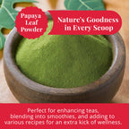 Dried Papaya Leaves 2.6 oz – Loose Leaf Herbal Tea | Akshit