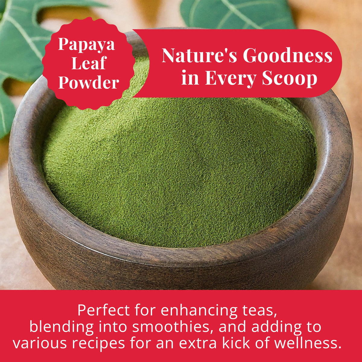 Dried Papaya Leaves 2.6 oz – Loose Leaf Herbal Tea | Akshit