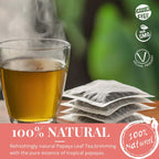 Papaya Leaf Tea Bags – 75 Count | Caffeine-Free Herbal Tea