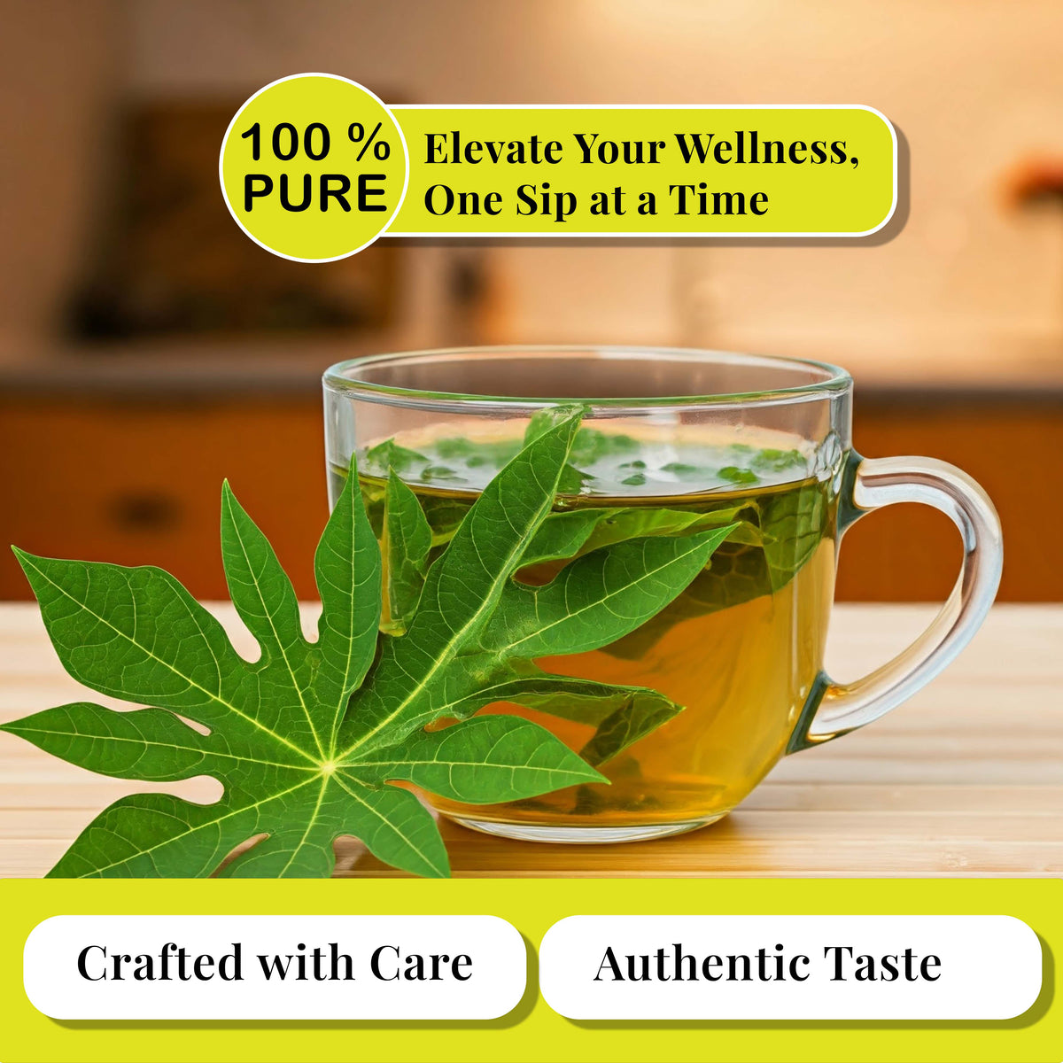 Papaya Leaf Tea Bags – 75 Count | Caffeine-Free Herbal Tea