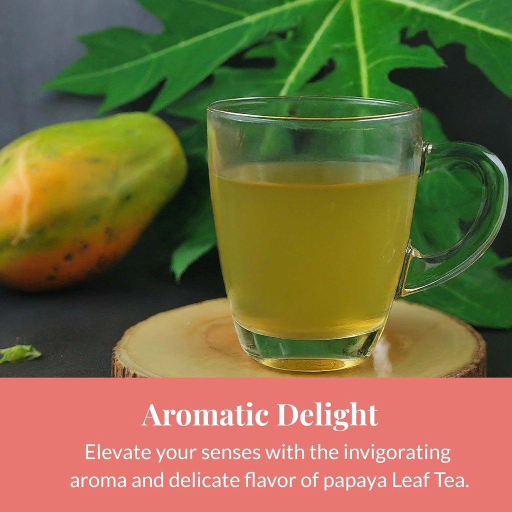 Papaya Leaf Tea Bags – 75 Count | Caffeine-Free Herbal Tea