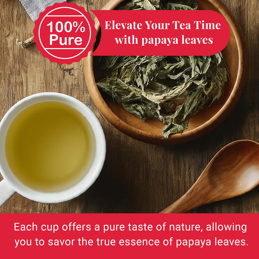 Dried Papaya Leaves 2.6 oz – Loose Leaf Herbal Tea | Akshit