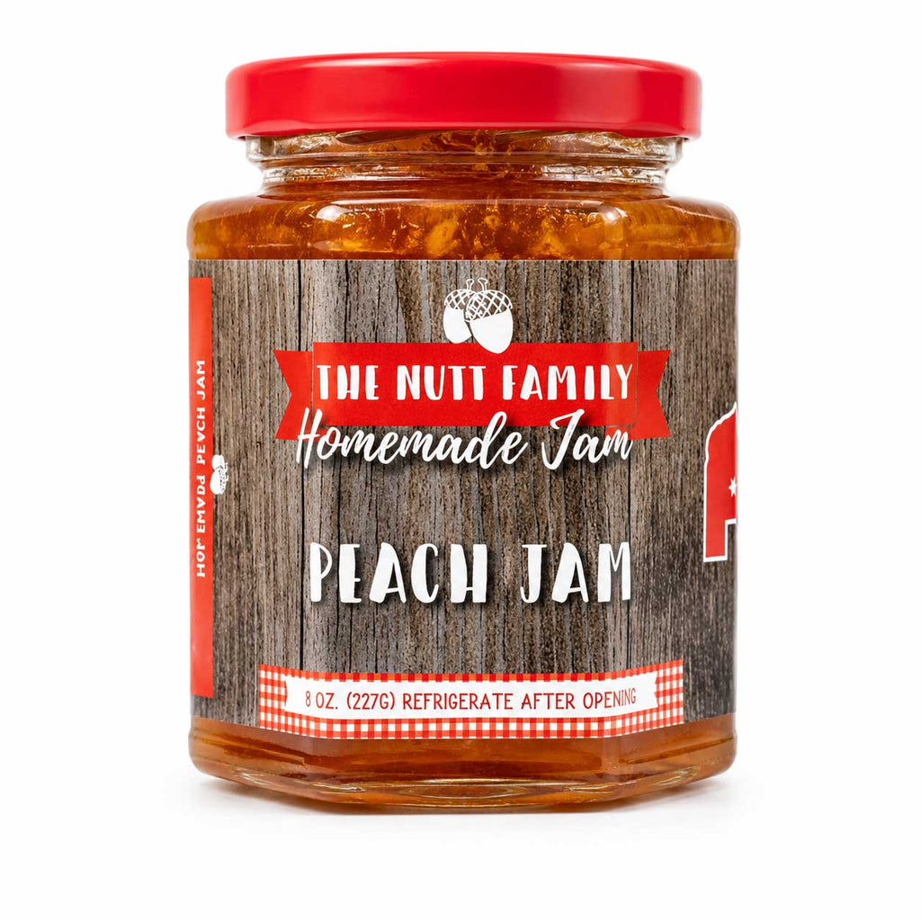 Peach Jam | Pack of 3 | 9 oz | Nutt Family Jams & Jellies