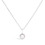 10K Gold Gemstone and 3/8 Cttw Diamond Halo Jewelry Set (Earrings, Pendant & Ring)