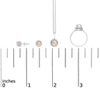10K Gold Gemstone and 3/8 Cttw Diamond Halo Jewelry Set (Earrings, Pendant & Ring)