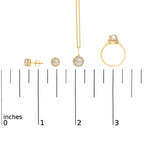 10K Gold Gemstone and 3/8 Cttw Diamond Halo Jewelry Set (Earrings, Pendant & Ring)