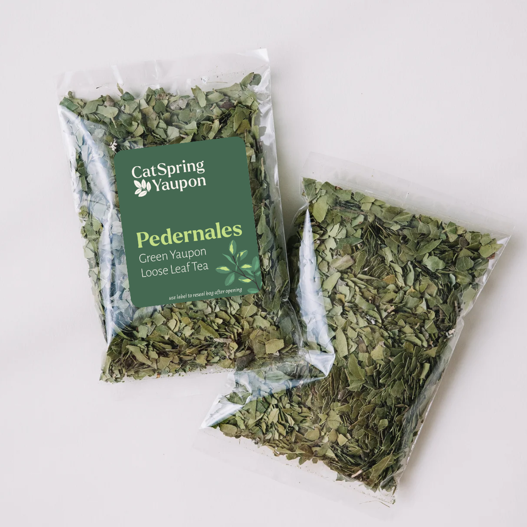 Pedernales Green Yaupon — Green Yaupon Tea — Loose Leaf (2oz)