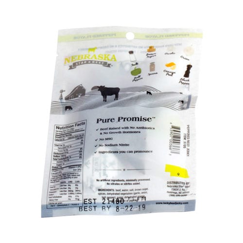 Black Pepper Beef Jerky | Pack of 2 | 1.5 oz | Nebraska Star Beef