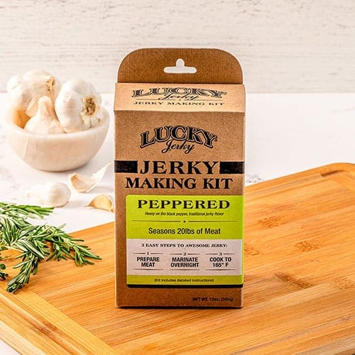 Peppered Jerky Making Kit | Pack of 3 | 12 oz |  Nebraska Star Beef