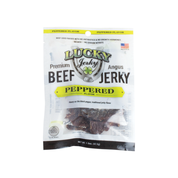Black Pepper Beef Jerky | Pack of 2 | 1.5 oz | Nebraska Star Beef
