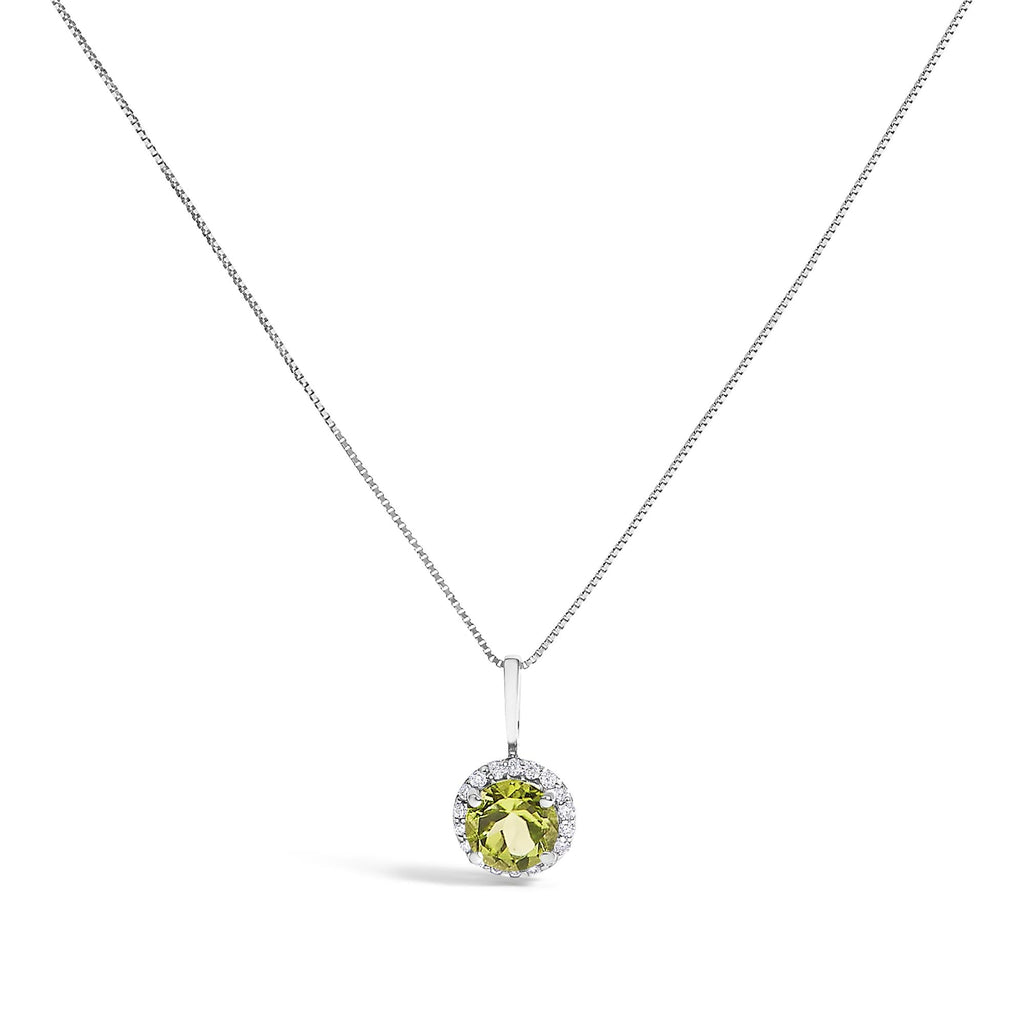 10K Gold Gemstone and 3/8 Cttw Diamond Halo Jewelry Set (Earrings, Pendant & Ring)