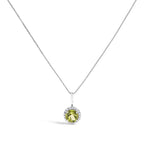 10K Gold Gemstone and 3/8 Cttw Diamond Halo Jewelry Set (Earrings, Pendant & Ring)