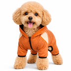 Pet Life ®  Active 'Fur-Breeze' Medium-weight 4-Way-Stretch Full Body Hooded Dog Yoga sweater