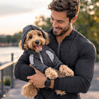 Pet Life ®  Active 'Fur-Breeze' Medium-weight 4-Way-Stretch Full Body Hooded Dog Yoga sweater