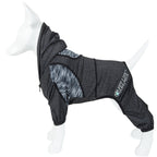 Pet Life ® Active 'Pawsterity' Mediumweight 4-Way-Stretch Yoga Fitness Dog Tracksuit Hoodie