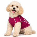 Pet Life ®  Active 'Racerbark' 4-Way-Stretch Yoga Fitness Dog T-Shirt Tank Top