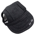 Pet Life ®  'Cap-Tivating' UV Protectant Adjustable Fashion Dog Hat Cap