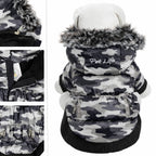 Pet Life ® Classic Metallic Fashion 3M Insulated Dog Coat Parka  w/ Removable Hood