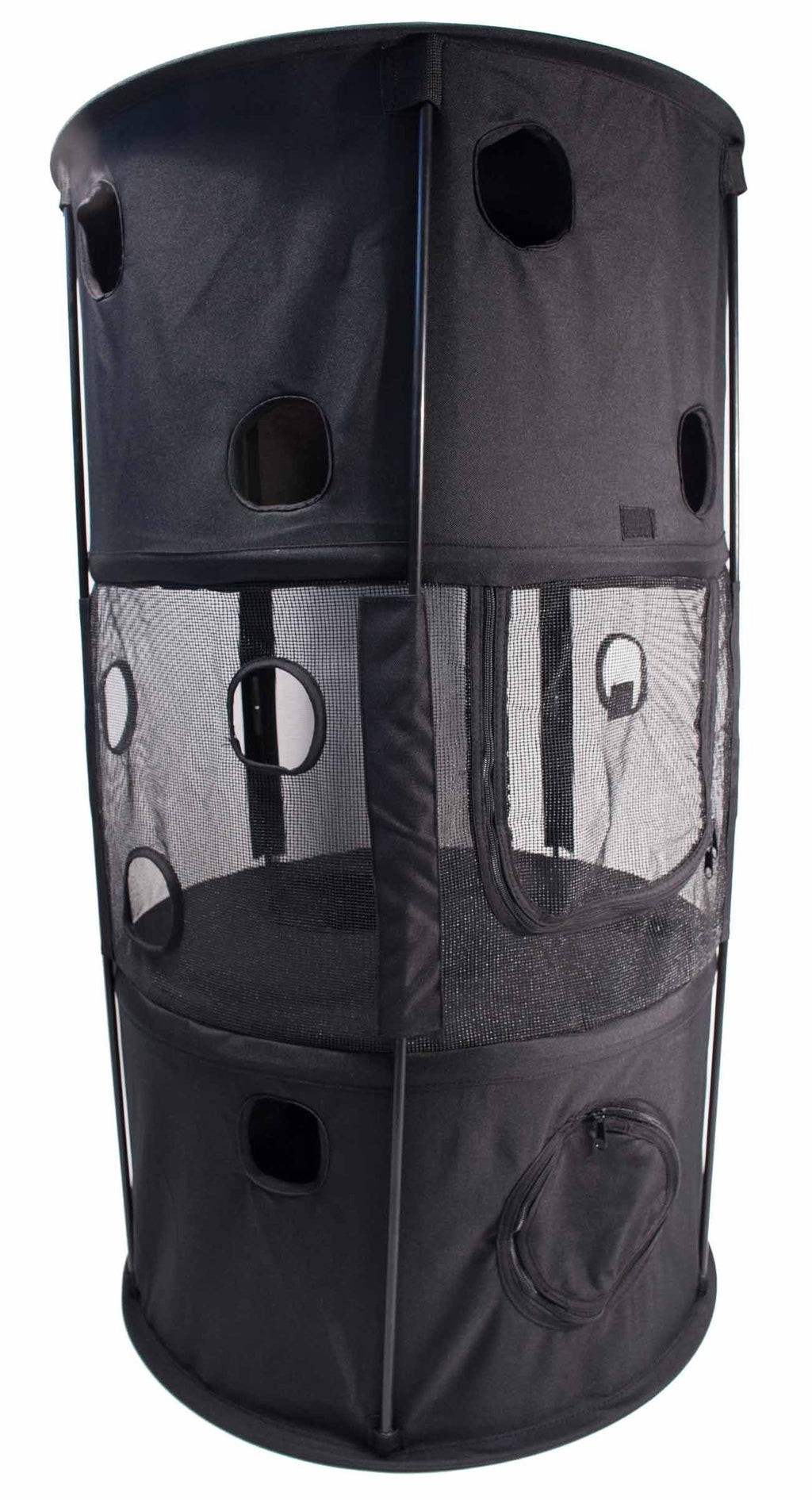 Pet Life ® 'Climber-Tree' Play-Active Travel Collapsible Lightweight Kitty Cat Tree House Lounger
