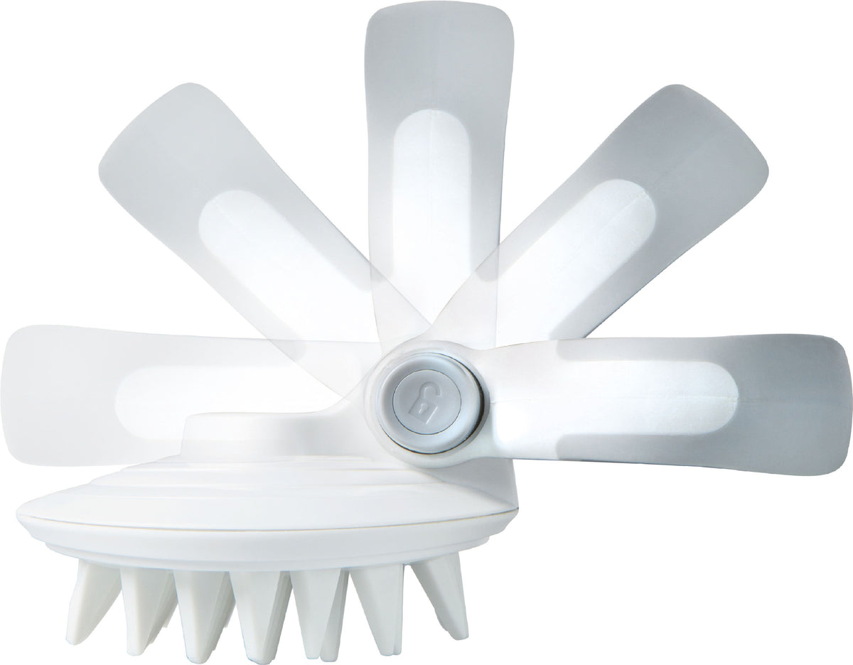 Pet Life ® 'Gyrater' Swivel Travel Silicone Massage Grooming Pet Brush