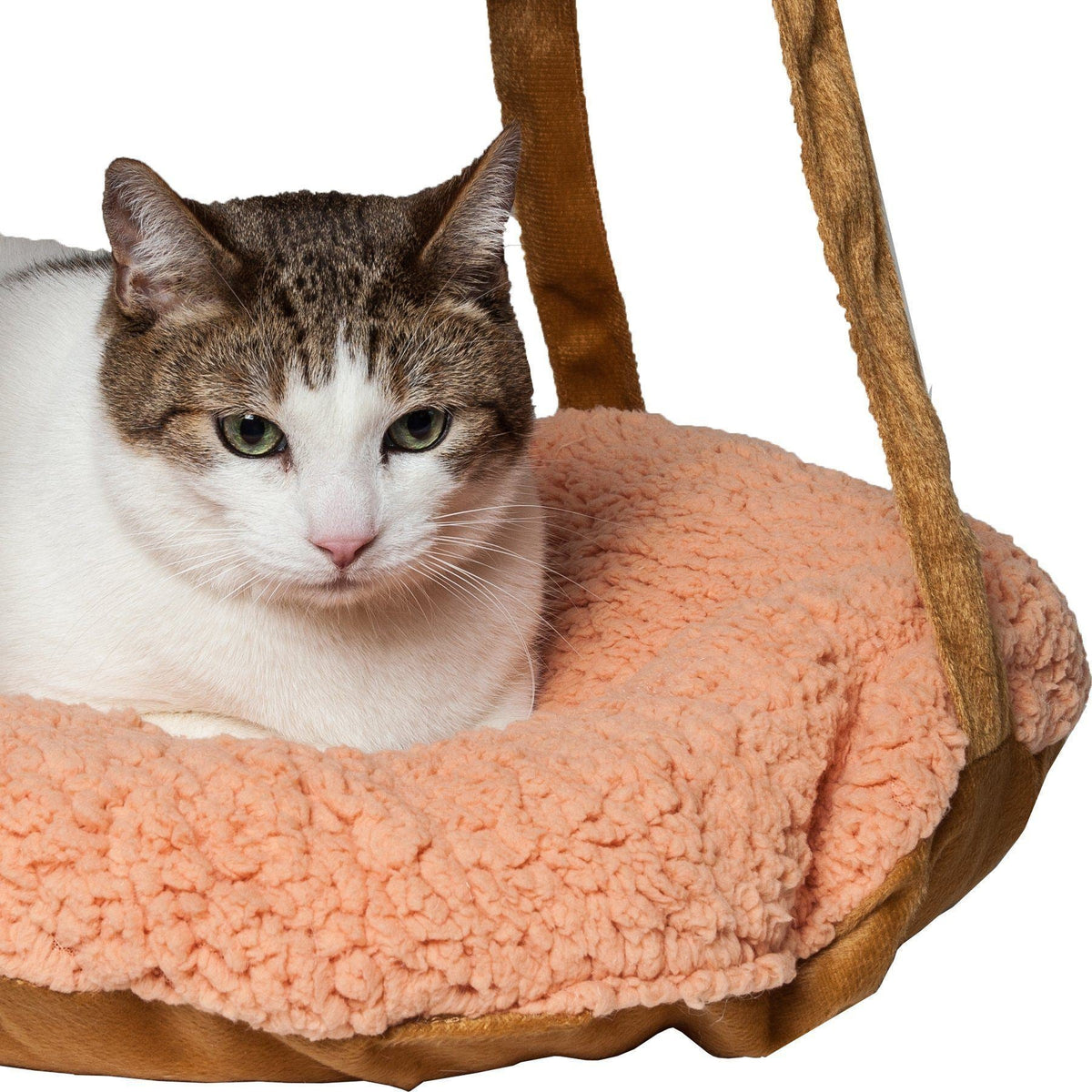 Pet Life ® 'Kittyhaus' Dual-Lounge Hanging Relaxing Kitty Cat Pillow Bed Hammock Lounger