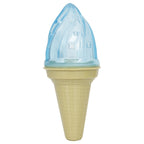 Pet Life ® 'Lick & Gnaw' Ice Cream Cone Freezable and Chewable Tossing Waterproof Floating Pet Dog Toy w/ Insertable Treat pocket