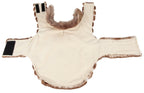 Pet Life ® Luxe 'Tira-Poochoo' Tiramisu Patterned Mink Fur Designer Dog Jacket
