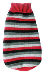 Pet Life ® 'Polo-Casual Lounge' Cable Knitted Designer Turtle Neck Dog Sweater