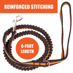 Pet Life ® 'Retract-A-Wag' Shock Absorption Stitched Durable Pet Dog Leash