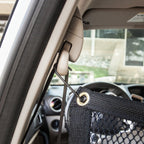 Pet Life ® Squared 'Easy-Hook' Backseat Mesh Folding Dog Cat Child Car Seat Carseat Safety Barrier