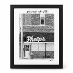 SALE Broken Glass | Meet Me At Phelps By Kent Theesen | 14" x 11" | Tee-Sun Productions