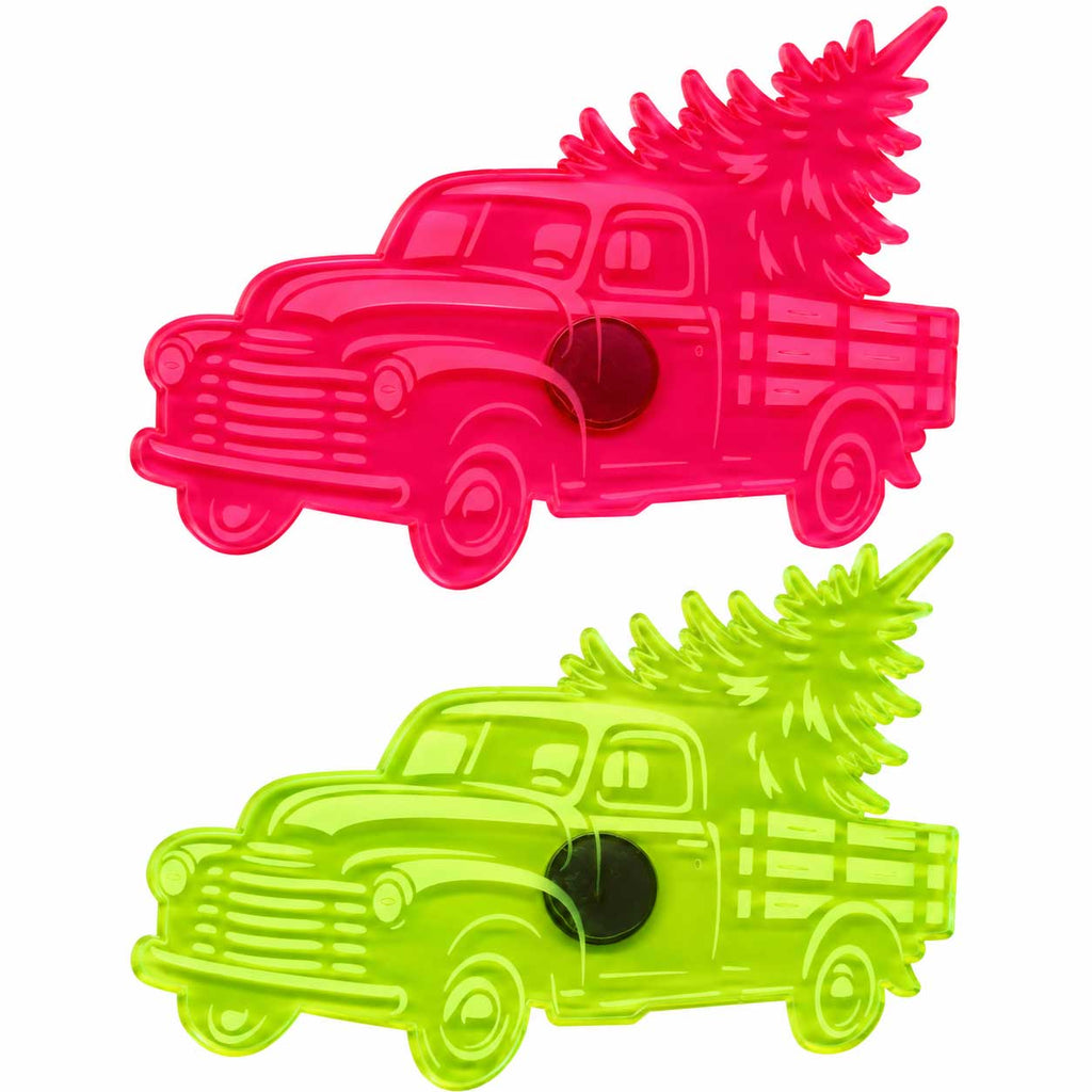 Christmas Pickup Magnetic Plaque | 5" x 4" | Multiple Color Options | Glowing Creation