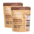 Gluten Free Banana Muffin Baking Mix | Pack of 2 | 11 oz | High Protein | Gluten Free | Honest Almond