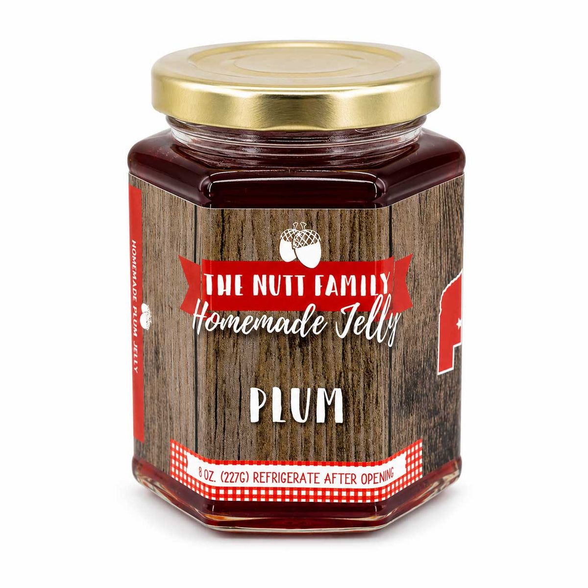 Plum Jelly | Pack of 3 | 9 oz | Nutt Family Jams & Jellies