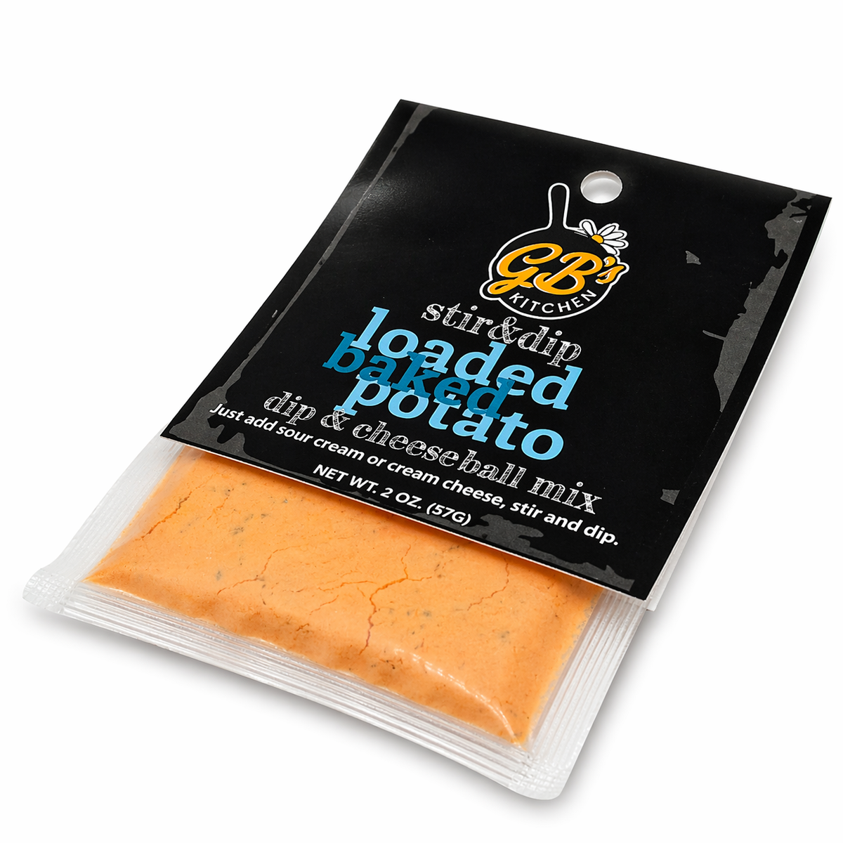 Loaded Baked Potato Dip & Cheeseball Mix | Pack of 3 | 2 oz | GB's Kitchen