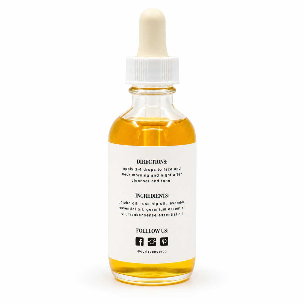 Lavender Infused Glow Potion Face Serum | 4.2 oz | Our Lavender Co